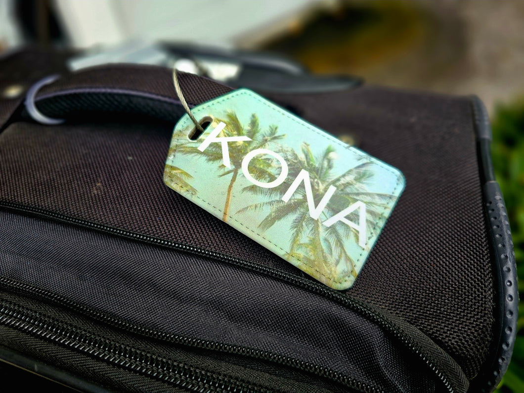 Kona Palms- Luggage Tag