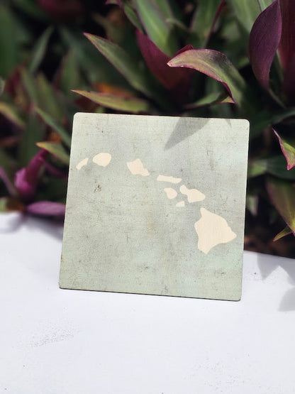 Hawaiian Islands- Wood Coaster