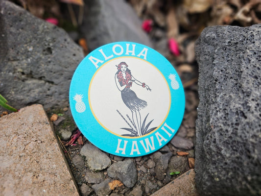 Pineapple Aloha Girl  - Ceramic