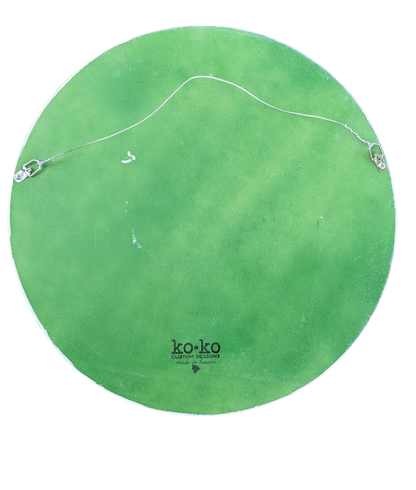 Vintage Style Round Sign - Aloha Is Forever - Orange