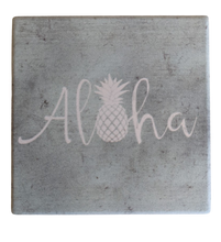 Load image into Gallery viewer, Aloha Pineapple - Ceramic Coaster
