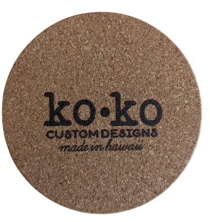 Hawaiian Islands - Cork Coaster