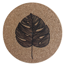 Load image into Gallery viewer, Monstera - Cork Coaster
