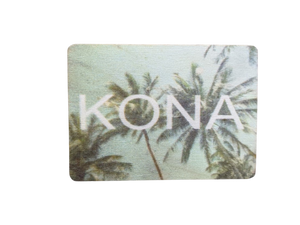 Vintage Kona - Wood Magnet