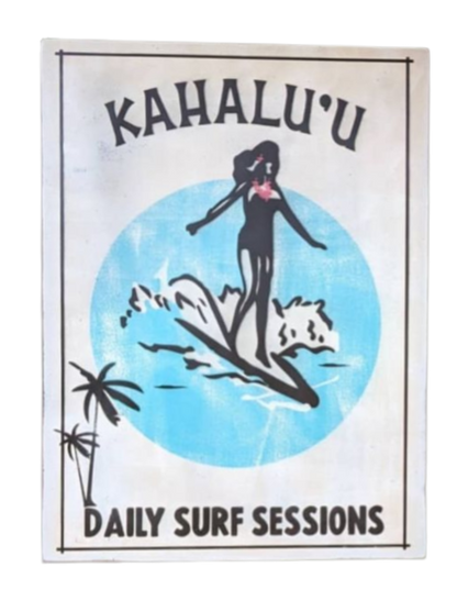 KoKo Vintage Style Large Sign - Kahalu'u