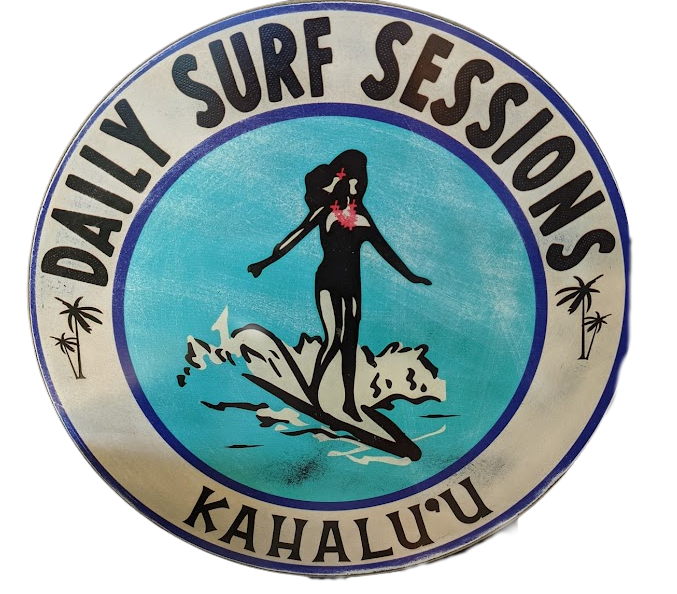 Vintage Style Round Sign - Kahaluu
