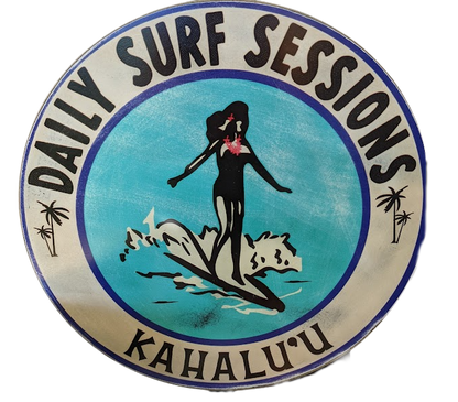 Vintage Style Round Sign - Kahaluu