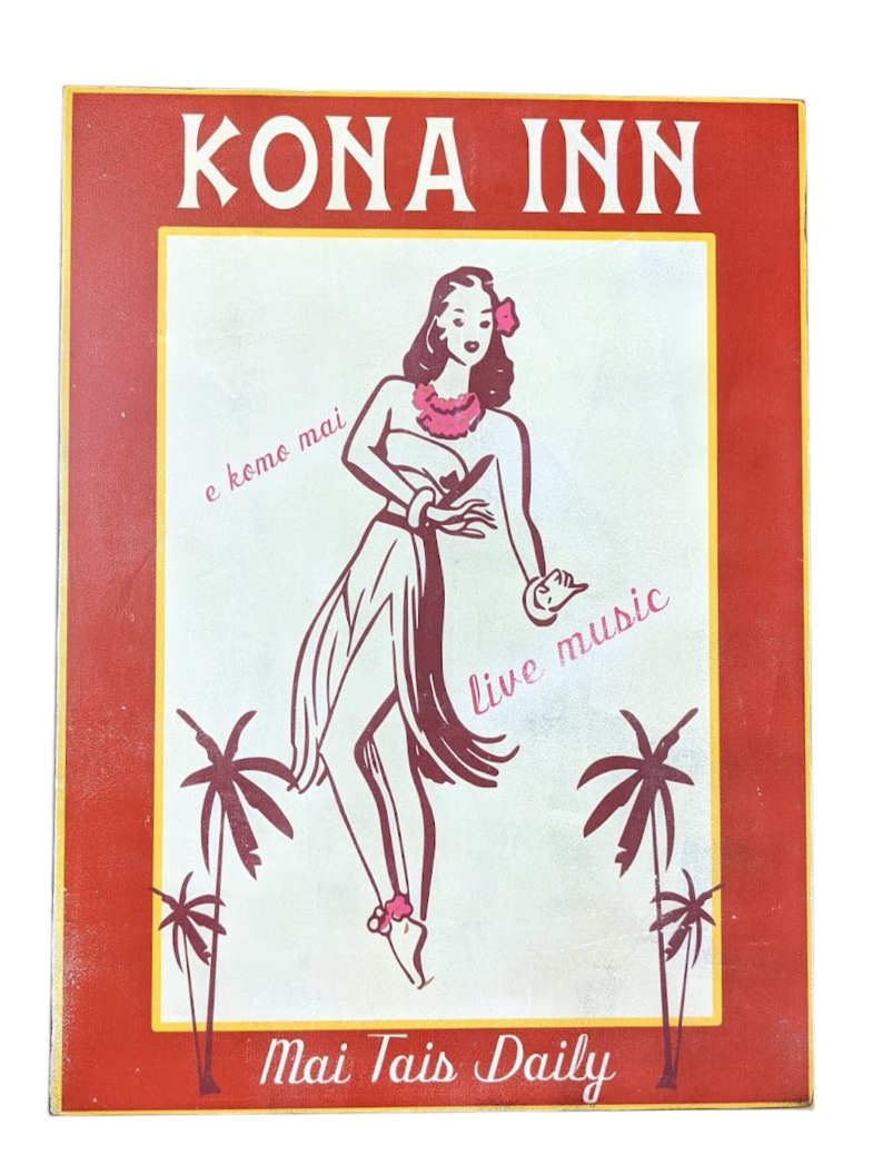 KoKo Vintage Style Large Sign - Kona Inn