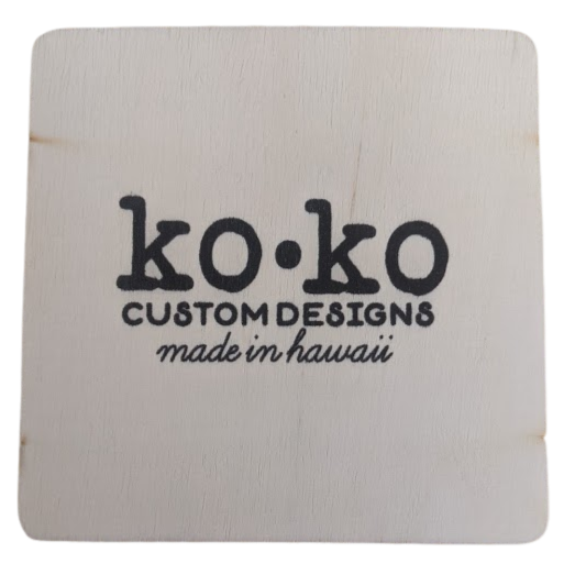 Shave Ice - Wood Coaster
