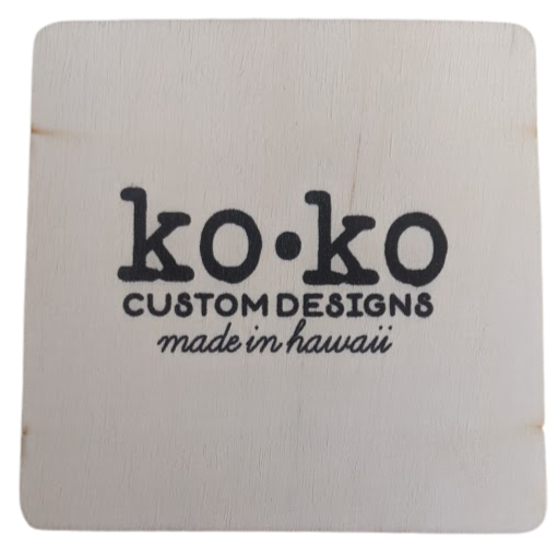 Aloha Pineapple - Wood Coaster