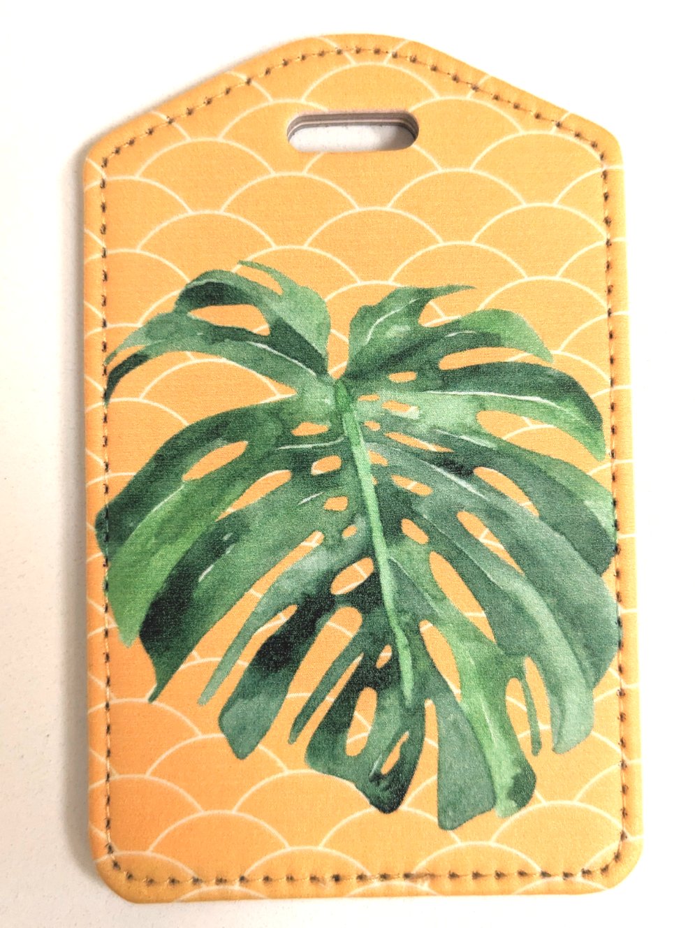 Monstera Gold -  Luggage Tag