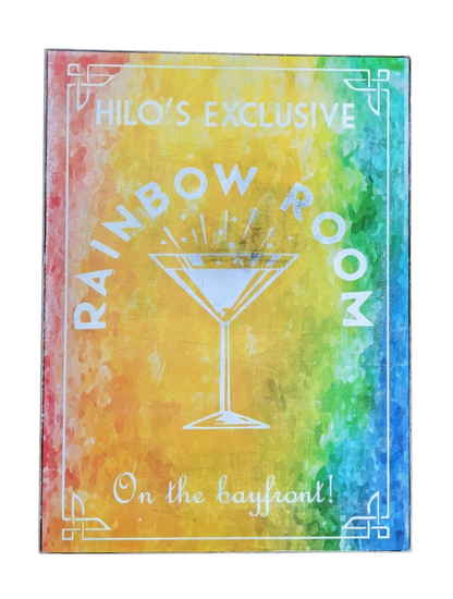 KoKo Vintage Style Large Sign - Rainbow Room