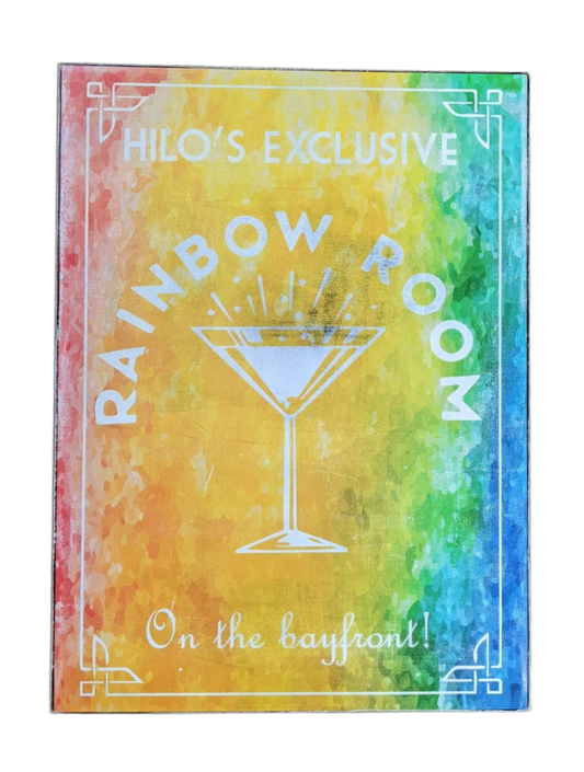 KoKo Vintage Style Large Sign - Rainbow Room