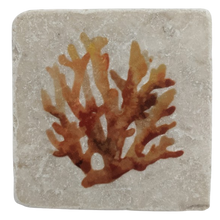 Load image into Gallery viewer, Golden Coral- Stone Coaster

